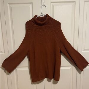 Brown Turtle Neck Sweater